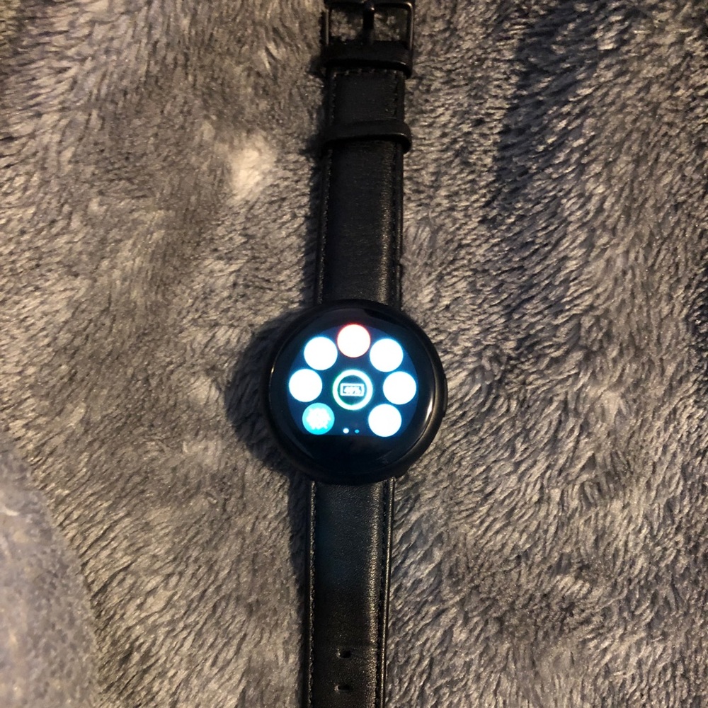 Smart watch,  real leather , brand new